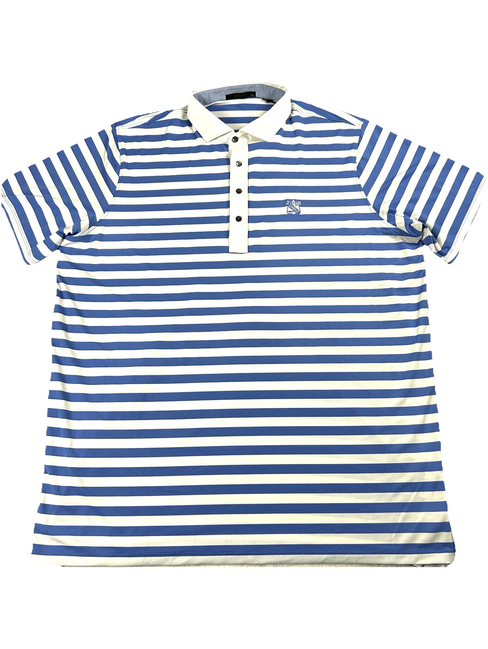 Greyson Kissimmi Polo Mens XXL Seahorse Pinstripe The Ridgewood Country Club New